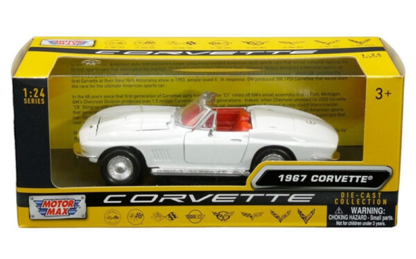 73224w - 1967 CHEVROLET CORVETTE C2 CONVERTIBLE IN WHITE