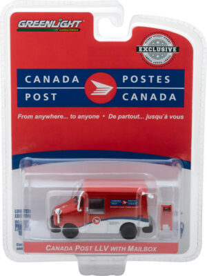 Canada Post Long-Life Postal Delivery Vehicle (LLV) with Mailbox Accessory at diecastdepot