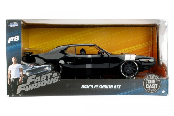 98292 1.24 f8 doms plymouth gtx in packaging - Fast & Furious 8 – Dom’s Plymouth GTX