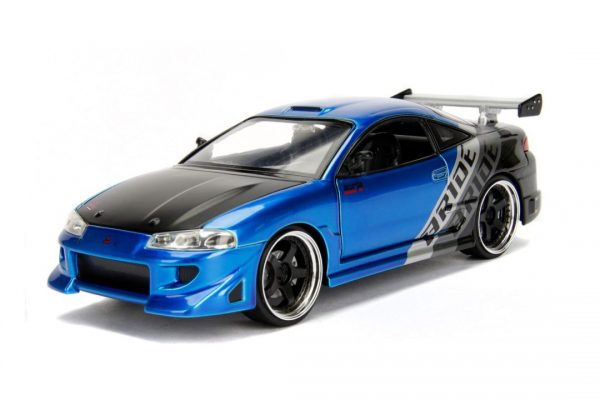 1995 Mitsubishi Eclipse- Blue at diecastdepot