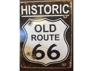 OLD ROUTE 66- WEATHERED