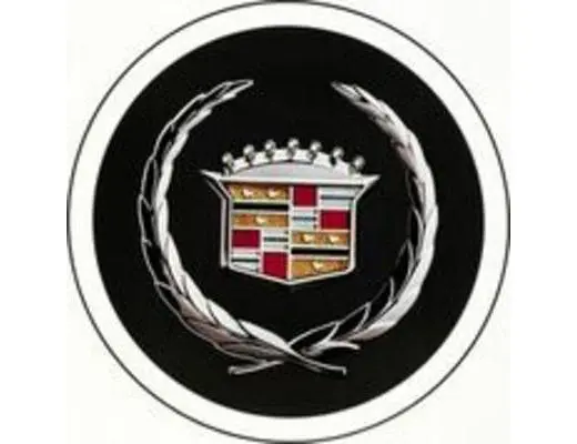CADILLAC SYMBOL ROUND METAL SIGN