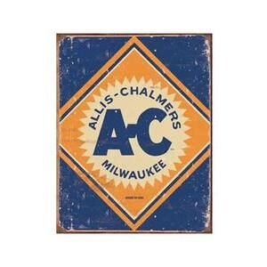 ALLIS CHALMERS LOGO METAL SIGN