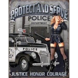 POLICE - PROTECT AND SERVE