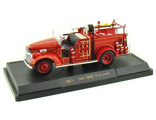 1941 GMC FIRE TRUCK 1 32 DIECAST SIGNATURE MODELS SIGNATURE MODELS 1 32 SCALE 32348RED Diecast Depot Shipping Worldwide