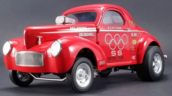 1941 Willys Gasser "S&S Racing Team" KS Pittman at diecastdepot