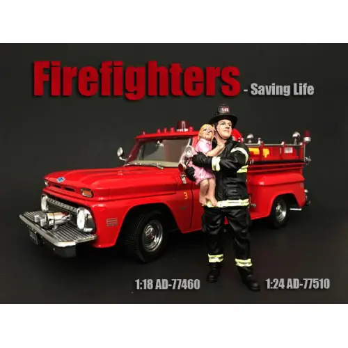 ad77460 - Firefighter - Saving Life figurine