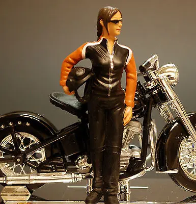 Biker Jane 1:12 scale (6 inches tall) figurine 1:12: 1:12|DIORAMA