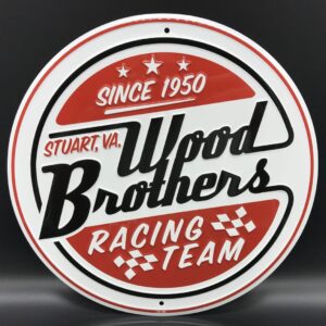 Wood Brothers Racing Team Metal Sign at diecastdepot