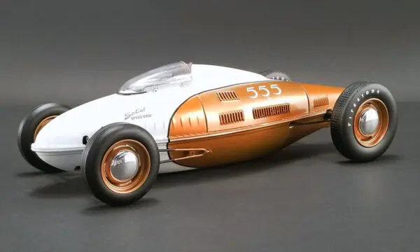 a1803004 1 - 1948 Belly Tanker "SoCal" Lakester - Gold & White