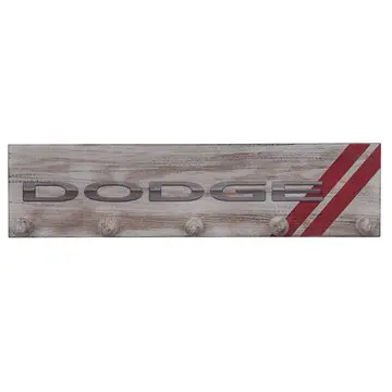 dodge wood - DODGE WOOD COAT RACK