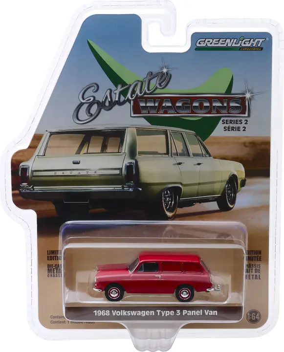 29930d - 1968 Volkswagen Type 3 Panel Van - Velour Red -Estate Wagons Series 2