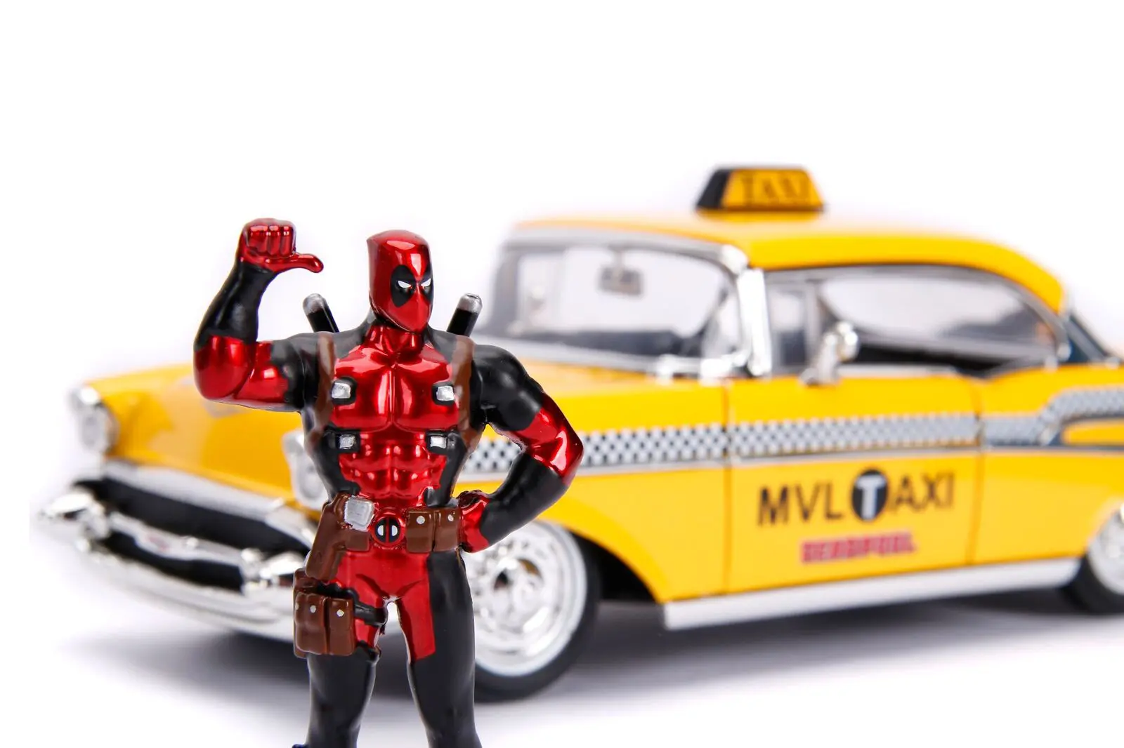 1957 Chevy Bel Air TAXI w DEADPOOL - Hollywood Rides Series