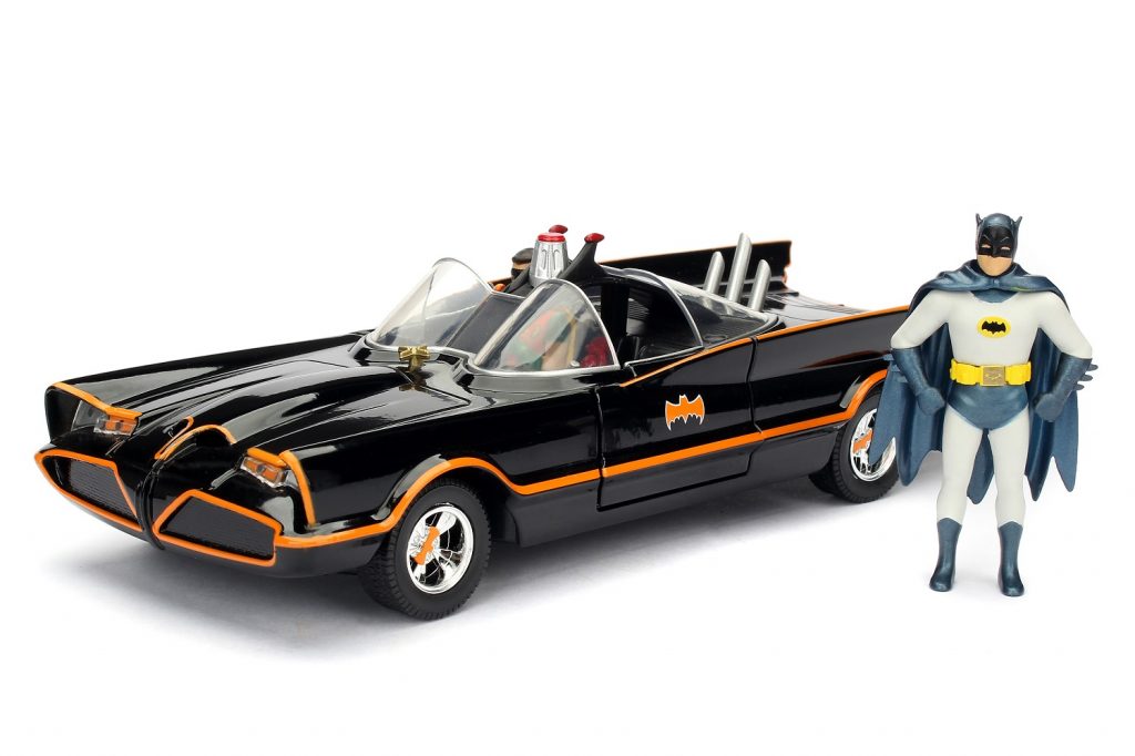 1966 Classic Batmobile w/Batman & Robin - Build N Collect | Diecast Depot