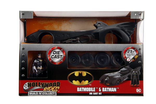 30874b - 1989 Batman Batmobile w/Batman - Build N Collect