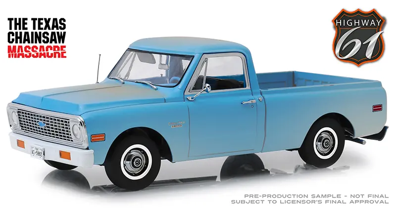 1971 CHEVROLET C10 PICKUP (DUSTY) TEXAS CHAINSAW MASSACRE on sale 1/24 GREENLIGHT 84141