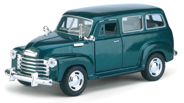 kt5006d1 - 1950 Chevy Suburban - 1:36 scale - Pull back action by Kinsmart