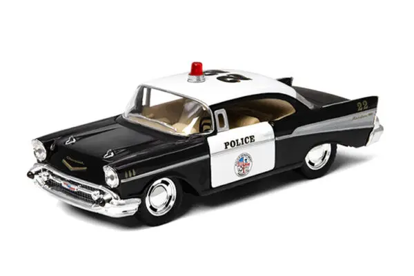 1957 Chevy Bel Air Police 5 Diecast Depot