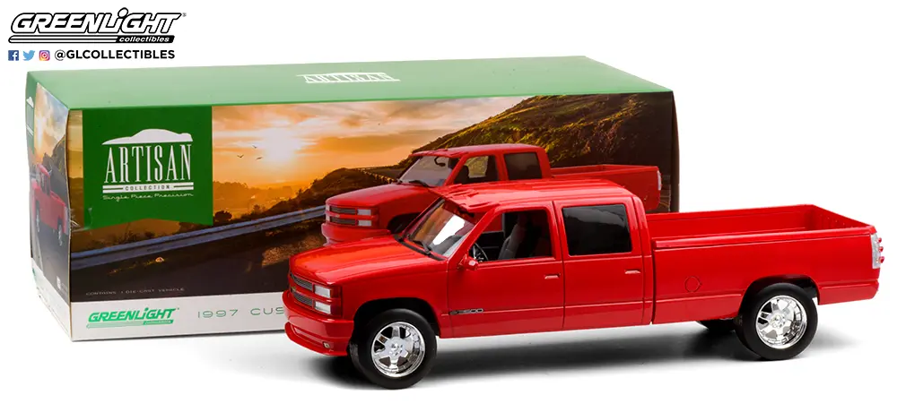 ミニカー 1997 chevrolet c/k pickup 3500 1997 CHEVROLET SILVERADO 3500 CUSTOM1/18