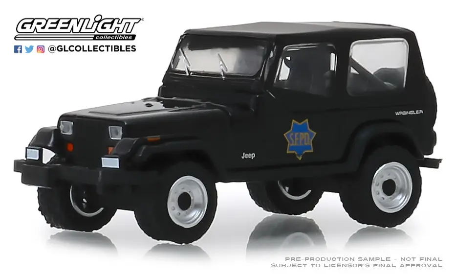 1994 Jeep Wrangler (YJ) - San Francisco Police Department - Hot Pursuit  Series 32 | Diecast Depot