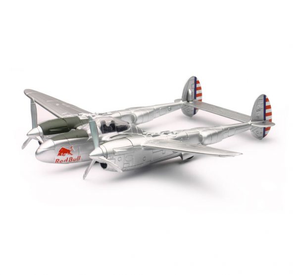 21253 - The Flying Bulls P38 Lightning (THESE ARE PLASTIC NOT DIECAST)