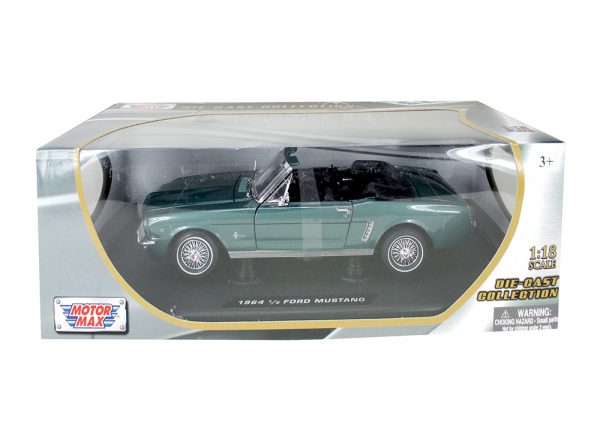 73145 green - 1964 1/2 Ford Mustang Convertible - Green