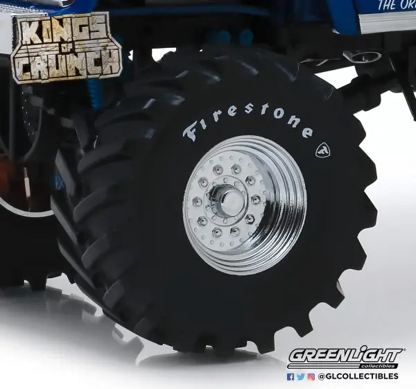 13546 - Kings of Crunch 48" inch Monster Truck Firestone Wheel & Tire Set - 1:18 scale