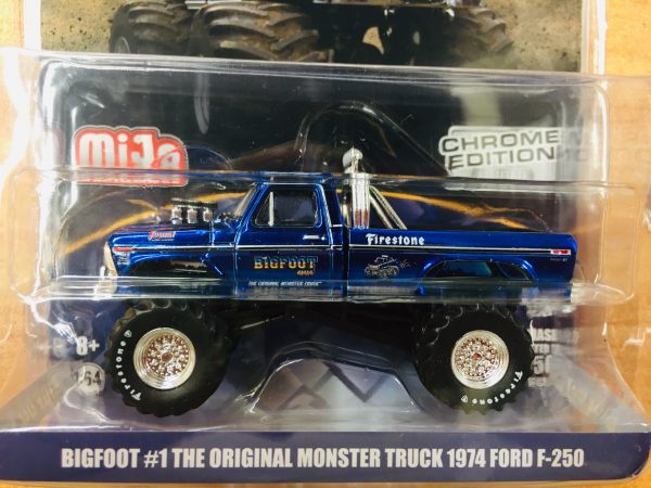 51281 - 1974 FORD F-250 BIGFOOT #1 THE ORIGINAL MONSTER TRUCK - CHROME EDITION - MIJO EXSCLUSIVES