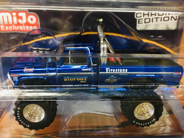 51281d - 1974 FORD F-250 BIGFOOT #1 THE ORIGINAL MONSTER TRUCK - CHROME EDITION - MIJO EXSCLUSIVES