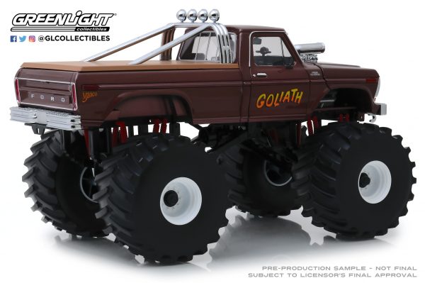 13540a - 1979 Ford F250 "GOLIATH" Monster Truck, King of Crunch series, with 66" tires