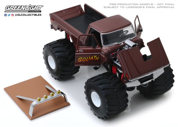13540b - 1979 Ford F250 "GOLIATH" Monster Truck, King of Crunch series, with 66" tires