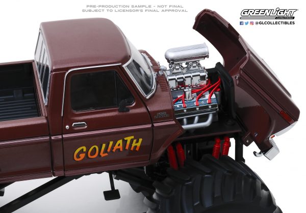 13540c - 1979 Ford F250 "GOLIATH" Monster Truck, King of Crunch series, with 66" tires