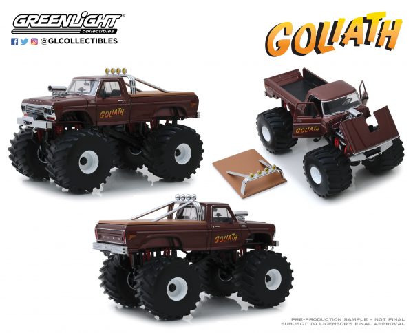13540d - 1979 Ford F250 "GOLIATH" Monster Truck, King of Crunch series, with 66" tires