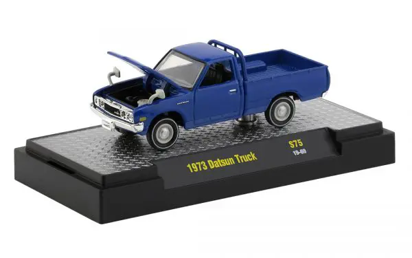 32500 s75a - 1973 DATSUN TRUCK - BLUE - LIMITED TO 2880 BY M2