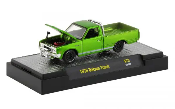 32500 s75c - 1976 DATSUN TRUCK - METALLIC LIME GREEN BY M2 - LIMITED TO 2880