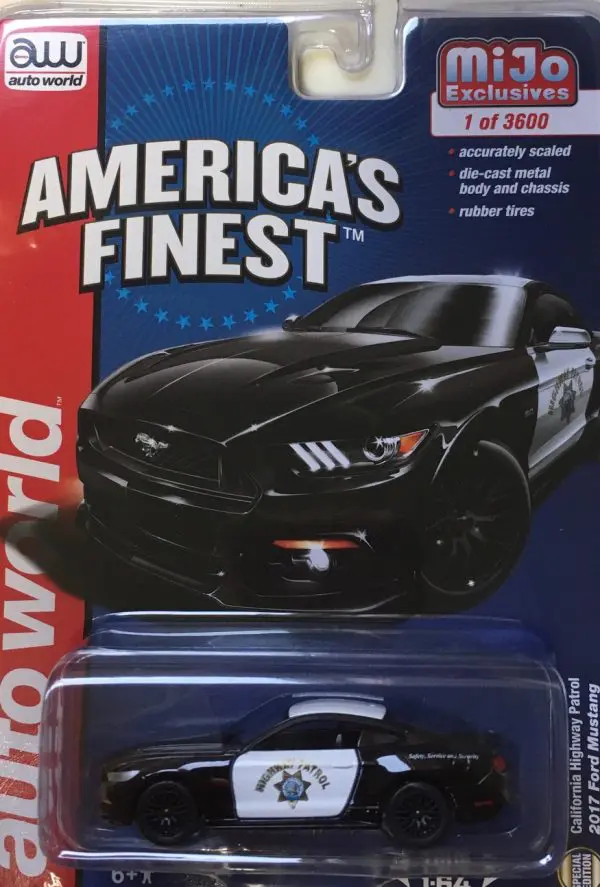 cp7475 - 2017 FORD MUSTANG, CALIFORNIA HGIHWAY PATROL (AMERICAS FINEST)