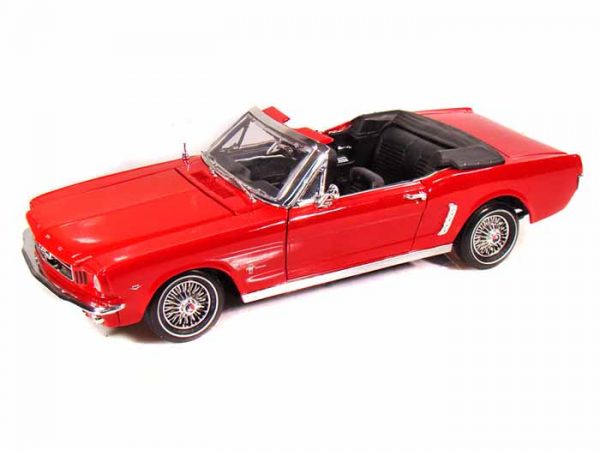 73145red - 1964 1/2 FORD MUSTANG CONVERTIBLE - RED