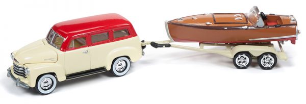 jlbt011a1 1 - 1950 CHEVROLET SUBURBAN WITH WOODEN SPEEDSTER BOAT - LIMITED TO 3000