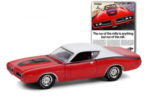 39060a - 1971 DODGE CHARGER SUPER BEE - VINTAGE ADS SERIES 4