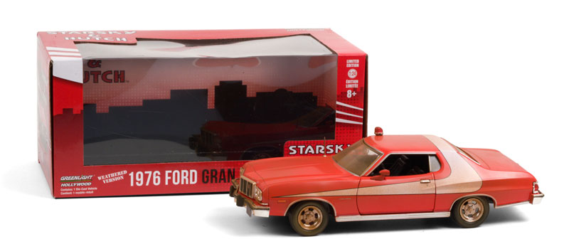 1976 Ford Gran Torino Rouge Starsky et Hutch 1975-1979 Série TV 1