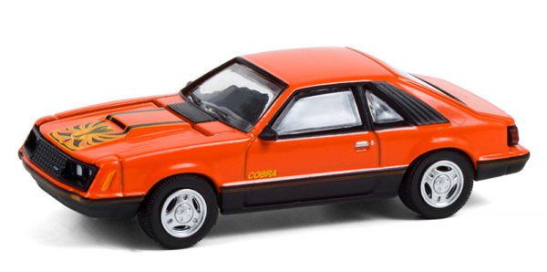 13290c - 1979 Ford Mustang Cobra in Tangerine and Black - Brand New Tooling! MUSCLE SERIES 24