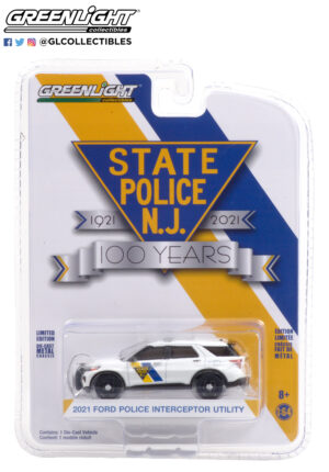 2021 FORD POLICE INTERCEPTOR UTILITY - STATE POLICE N.J. 100 YEARS ANNIVERSARY EDITION