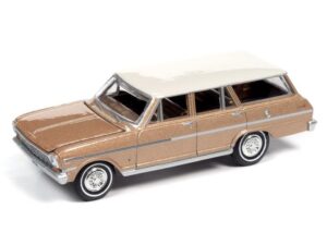 1963 Chevrolet II Nova 400 Station Wagon in Saddle Tan Poly
