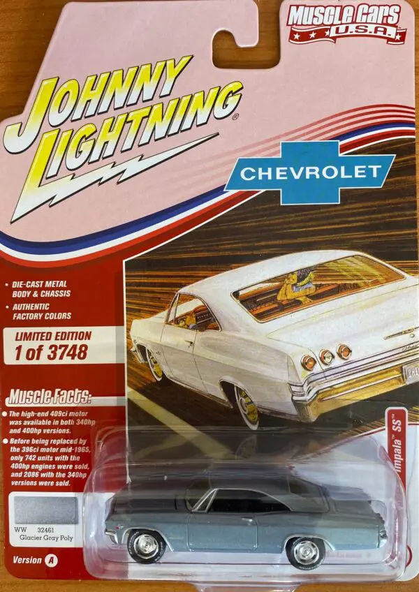 jlsp040a - 1965 Chevrolet Impala SS - GLACIER GRAY POLY