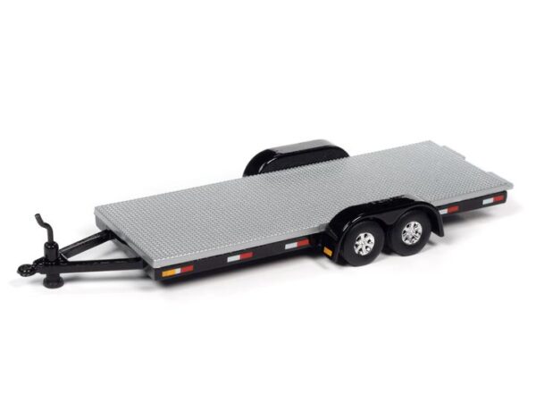 - OPEN TRAILER (SILVER/BLACK) 1:64 SCALE DIECAST by AUTO WORLD