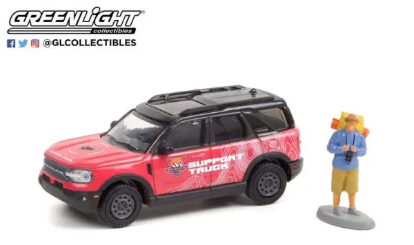 97010f - 2021 Ford Bronco Sport Badlands - Off-Roadeo Adventure Support Truck with Backpacker