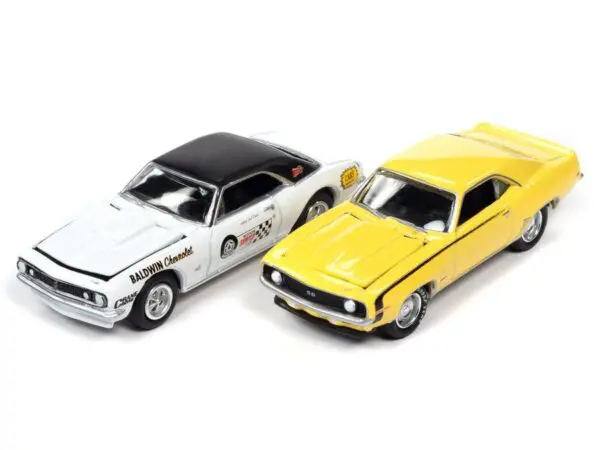 1969 Camaro (Daytona Yellow w/Black Side Stripes) 1967 Chevy