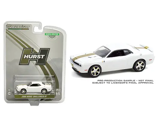 30306 sm - 2009 Dodge Challenger RT Hurst Performance Edition (White with gold stripes)