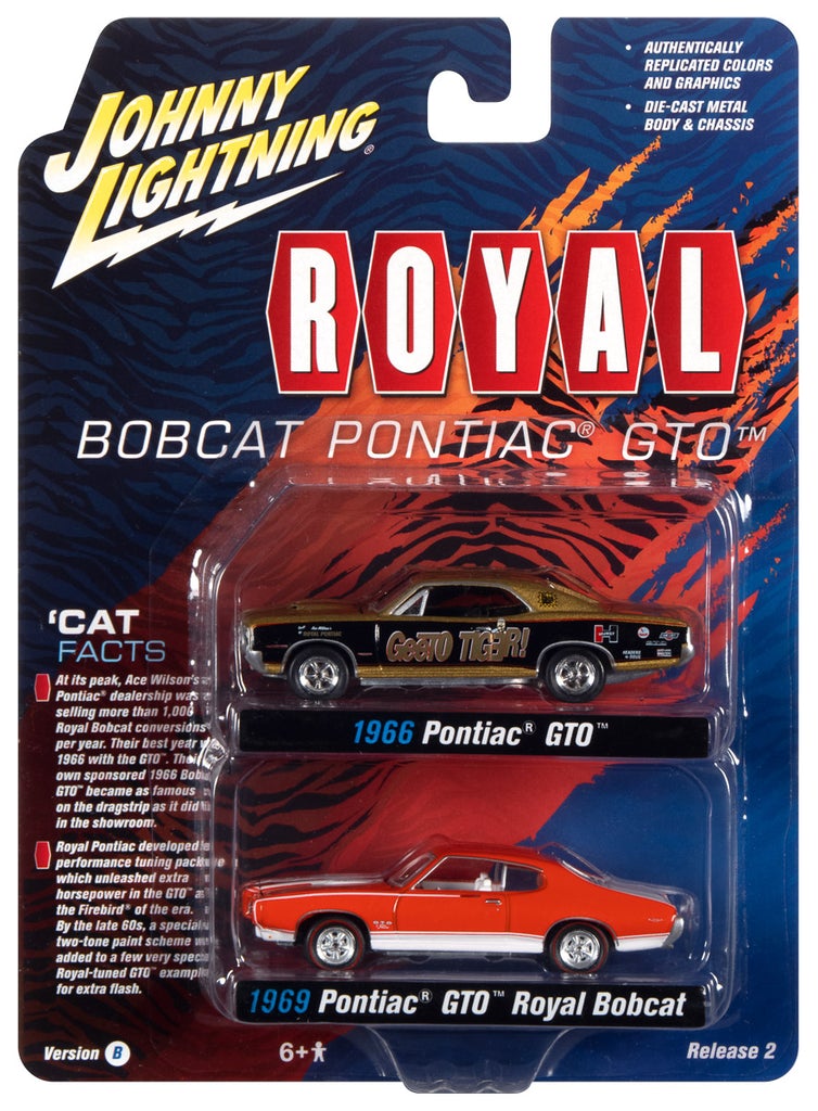 1966 PONTIAC GTO AND 1969 PONTIAC GTO ROYAL BOBCAT - 2 PACK