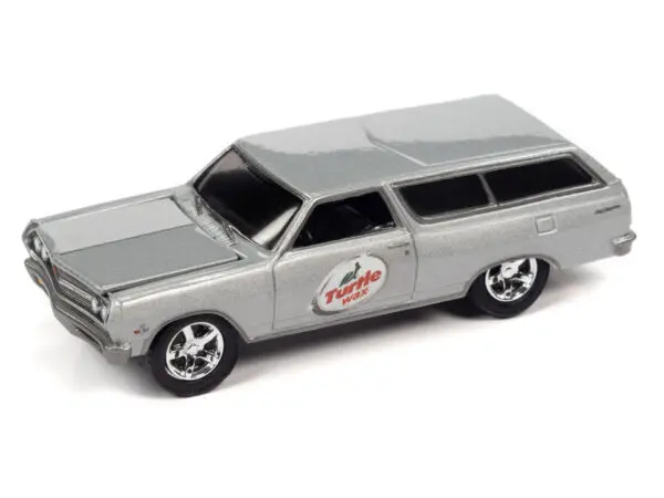 jlmc027b2 - 1965 CHEVY CHEVELLE WAGON - TURTLE WAX LOGO ON DOOR - MUSCLE CARS USA